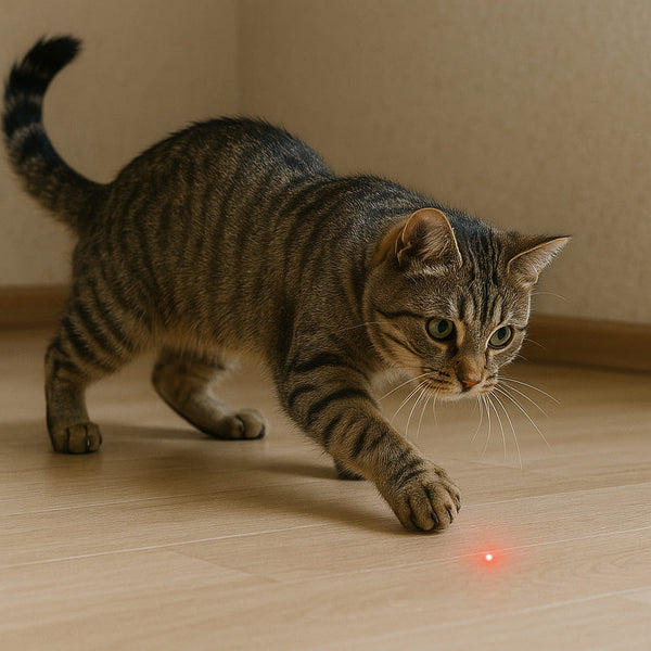 Laserpointer und Katzen: Spielspaß mit Vorsicht genießen
