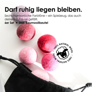 MAGIC MAGENTA Viltballen voor katten