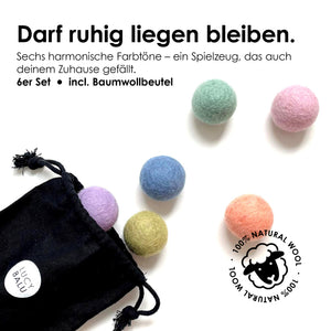 RAINBOW BALLS balles en feutre