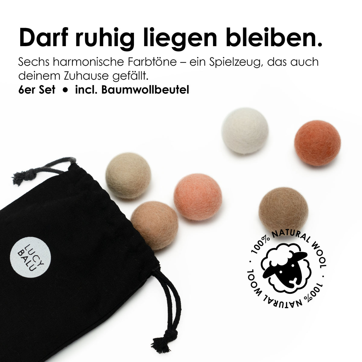 FUZZY PEACH Viltballetjes