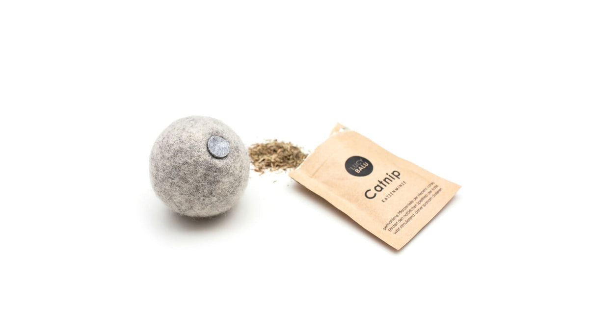 MINT BALL Filzball mit Katzenminze