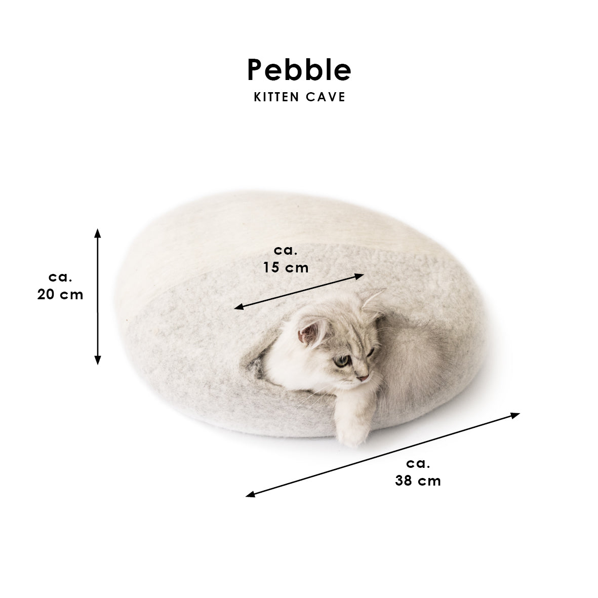 Outlet: PEBBLE Viltgrot voor katten