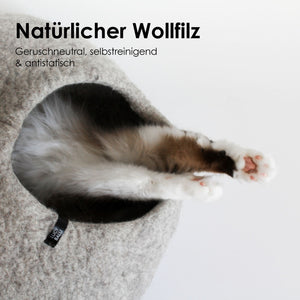 PEBBLE felt cave for cats