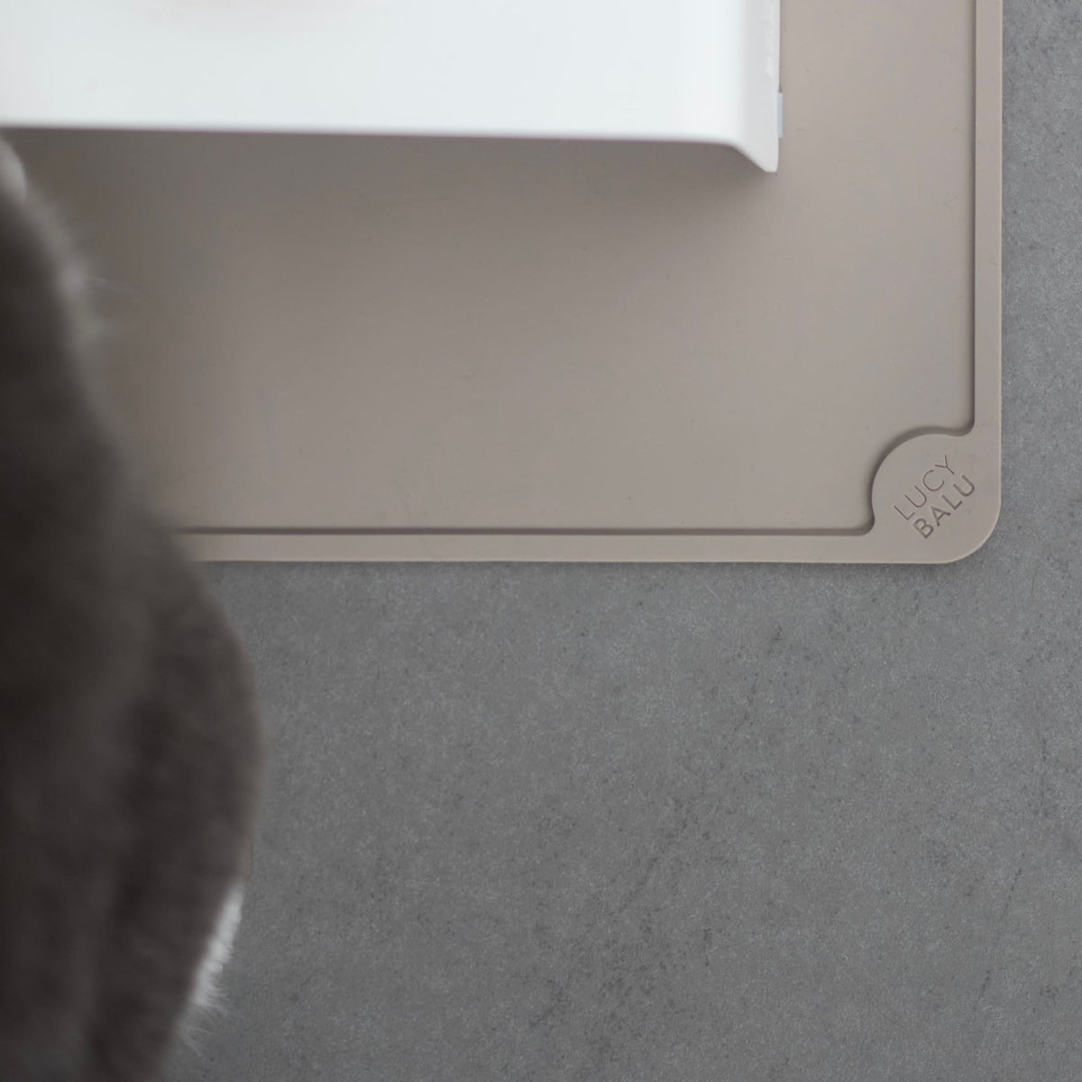 SQUARE Tapis de gamelle en silicone | rectangulaire