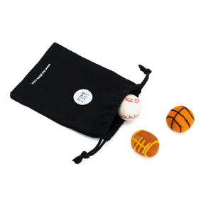 SUPER BALLS - Wool Felt Cat Toy