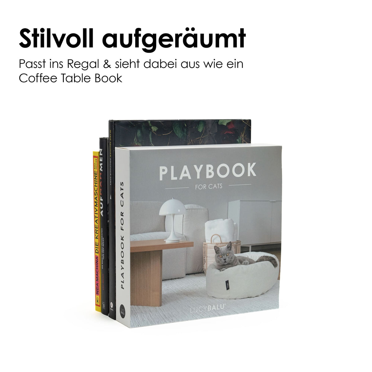 Playbook Cover als Beispiel wie es im Regal steht
