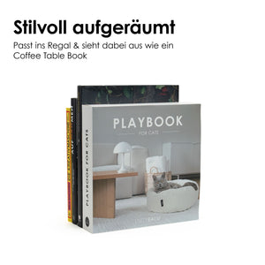 Playbook Cover als Beispiel wie es im Regal steht