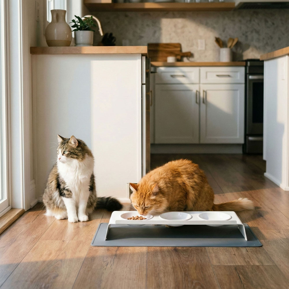 SQUARE Tapis de gamelle en silicone | rectangulaire