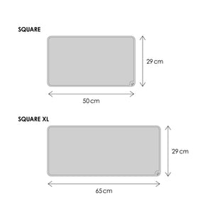 SQUARE Tapis de gamelle en silicone | rectangulaire