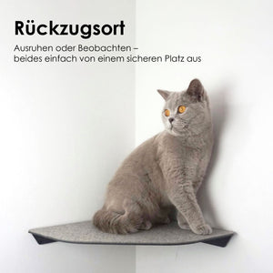 CORNER Cat Lounger & Climbing Step for the Corner