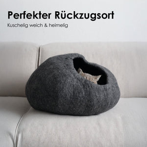 PEBBLE felt cave for cats