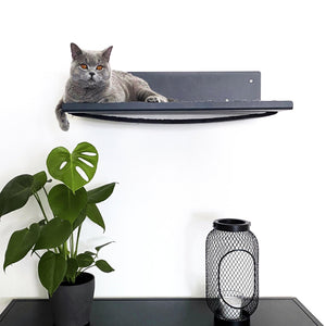 Katzen Wandliege schwarz